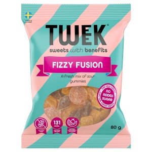 Jeleuri fresh acrisoare cu Stevia, FIZZY FUSION (fara zahar, fara gluten) 80g - TWEEK - Img 1