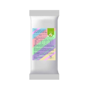 Pudra pentru budinca sau crema cu aroma de CIOCOLATA ALBA (lowcarb, fara zahar, fara gluten, KETO) 100g - NoCarb