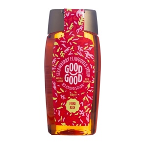 Sirop cu aroma de CAPSUNI cu Stevia (fara zahar, keto, vegan) 250ml - Good Good