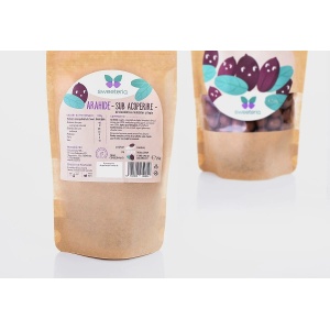 Arahide invelite in ciocolata cu lapte si Agave (fara zahar) 250g - Sweeteria - Img 3