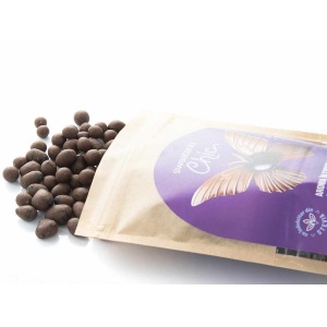 Aronia invelite in ciocolata cu lapte cu Colagen (fara zahar, vegan ) 200g - Sweeteria Chic - Img 3