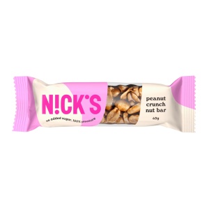 Baton crocant cu ARAHIDE (fara zahar) 40g – Nick's