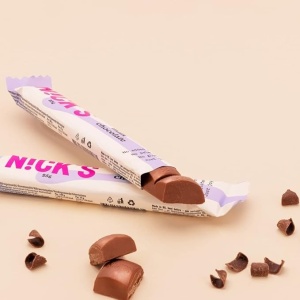 Baton de ciocolata cu lapte (fara zahar) 25g - Nick's - Img 2