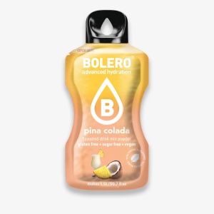 Bautura instant pudra cu Stevia PINA COLADA (fara zahar, fara gluten, vegan) 9g - Bolero - Img 1