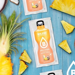 Bautura instant pudra cu Stevia PINA COLADA (fara zahar, fara gluten, vegan) 9g - Bolero - Img 3