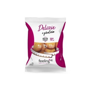 Biscuiti Delizie cu CAISE (Low-Carb, keto, proteici, fara zahar, fara soia) 50g - FeelingOK