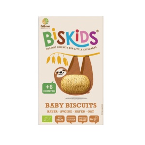 Biscuiti Eco pentru copii cu ovaz (fara zahar) 120g - Biskids