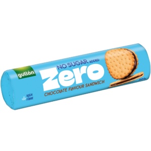 Biscuiti Sandwich Choco (fara zahar) 250g - Gullon ZERO
