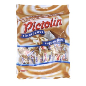 Bomboane dietetice cu gust de DULCE DE LECHE (fara zahar) - Pictolin 65gr