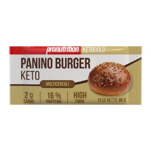 Chifla KETO multicereale pentru burger (fara zahar, proteica, lowcarb) 80g - Pro Nutrition