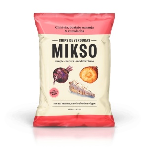 Chipsuri din pastarnac, sfecla si cartof dulce (fara zahar, fara gluten, vegan) 85g - MIKSO