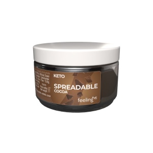 Crema de cacao tartinabila (low carb, proteica, fara zahar) 100g - FeelingOK