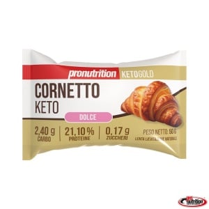 Croissant KETO dulce (fara zahar, proteic, lowcarb) 50g - Pro Nutrition