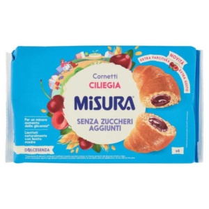 Croissante cu umplutura de CIRESE 6 buc (fara zahar) 298g - Misura
