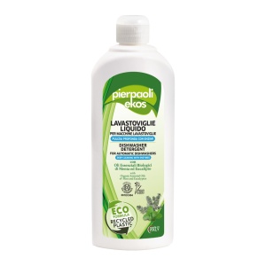 Detergent solutie Ecologic pentru masina de spalat vase, cu menta si eucalipt, Pierpaoli Ekos 500 ml - Img 2