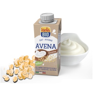 ECO Crema din ovaz pentru gatit, Isola Bio 200ml - Img 3