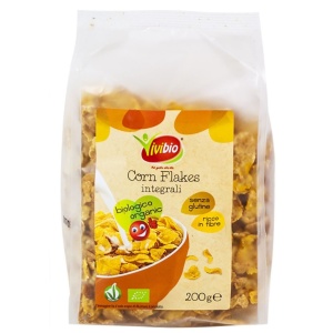 ECO Fulgi de porumb integral Corn Flakes, fara gluten, Vivibio 200g - Img 2