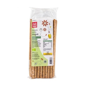 ECO Grisine integrale subtiri cu ulei de masline, Baule Volante 125g