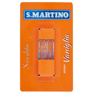 Esenta de vanilie fără gluten 2 fiole x 2ml. S.Martino 4ml - Img 1