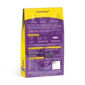 Fettuccine din faina de konjac 9kcal. BIO 270g (vegan, fara carbohidrati, fara gluten, keto) - Slim Pasta - Img 2