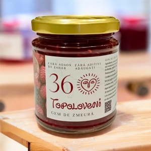 Gem de Zmeura (fara zahar, fara conservanti) 230g - Topoloveni