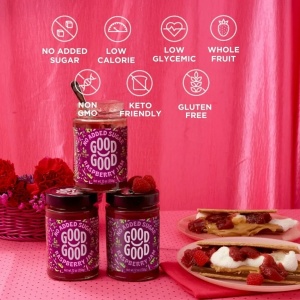 Gem de ZMEURA KETO (fara zahar, lowcarb) 330ml - Good Good - Img 2