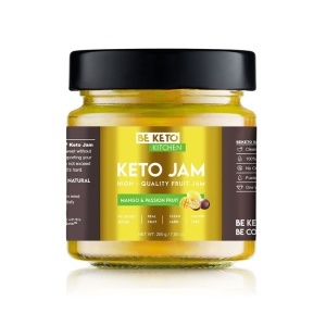 Gem keto cu MANGO si FRUCTUL PASIUNII (fara zahar, fara gluten, cu Stevia) 200g - BE KETO