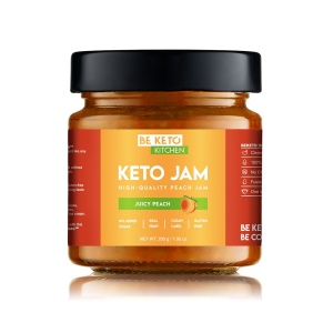 Gem keto cu piersici (fara zahar, cu Stevia) 200g - BE KETO