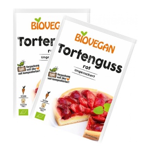 Glazura / Gelatina rosie Eco (fara zahar, vegatn, fara gluten) 2x7g - BioVegan - Img 2