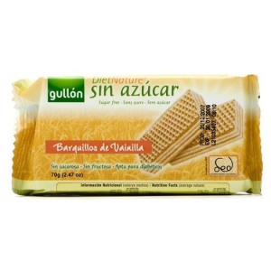 Napolitane cu vanilie (fara zahar) 60g - Gullon