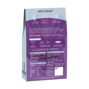 Paste Udon din faina de konjac BIO 270g (vegan, fara carbohidrati, fara gluten, keto) - Slim Pasta - Img 2