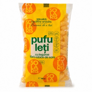 Pufuleti cu belsug de legume FARA SARE 50g SOLARIS