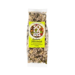 AMESTEC DE SEMINTE (floarea-soarelui, dovleac, de pin) 150g SOLARIS