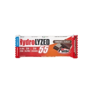 Baton proteic hidrolizat cu Ciocolata Neagra Crocanta (fara zahar, fara gluten, fara ulei de palmier) 55g - Pro Nutrition