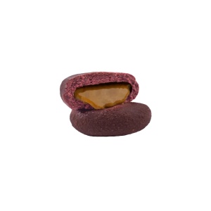 Biscuite Eco RED VELVET cu Migdale (fara zahar, fara gluten, vegan) 25g - LEYA'S RAW - Img 2