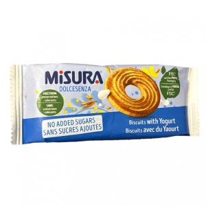 Biscuiti cu iaurt (fara zahar, fara ulei de palmier) 33.3g - Misura
