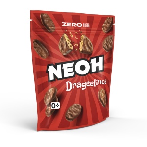 Biscuiti inveliti in ciocolata Drageelinos (fara zahar) 40g - NEOH - Img 2