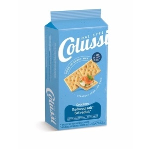Crackers continut scazut de sare (fara zahar, fara ulei de palmier, cu maia) 250g - Colussi