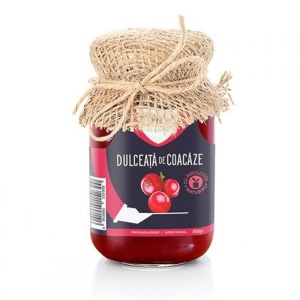 Dulceata de coacaze rosii (fara zahar) 300g - Sweeteria