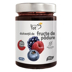 Dulceata de fructe de padure (fara zahar) "BUN DE TOT" 360gr DACIA PLANT