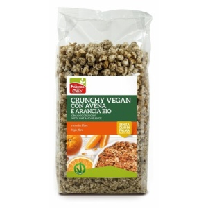 ECO Musli crocant cu fulgi ovaz si portocale, vegan, Finestra Sul Cielo 375g