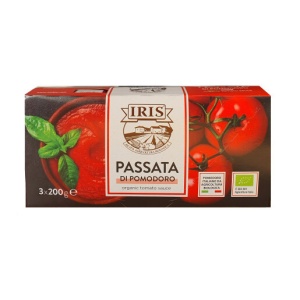 ECO Rosii pasate (cutie tetra pack), Iris Bio 3X200g - Img 6