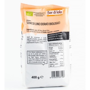 ECO Seminte de in auriu, fara gluten, Fior di Loto 400g - Img 3