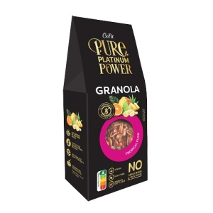 Granola cu aroma Tropicala (fara zahar, fara gluten, vegan) 225g - Avena GoFit