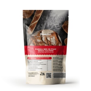Mix de Faina pentru Paine (fara gluten, fara lactoza) 1kg - Bonabo - Img 2