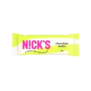 Napolitana glazurata cu crema de Ciocolata (fara zahar) 35g - Nick's