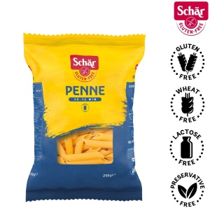 Paste Penne(fara gluten) 250g - Schar - Img 1
