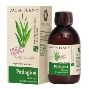 Patlagina sirop, extract concentrat (fara zahar) 200ml DACIA PLANT