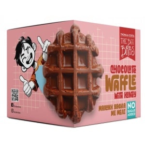 Waffe cu ciocolata si miere (fără zahăr, fara ulei de palmier) 120g - The Bee Bros