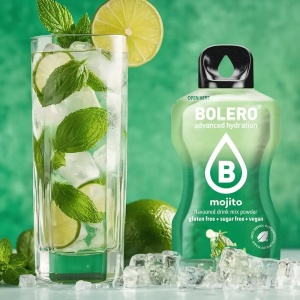 Bautura instant pudra cu Stevia MOJITO (fara zahar, fara gluten, vegan) 9g - Bolero - Img 3
